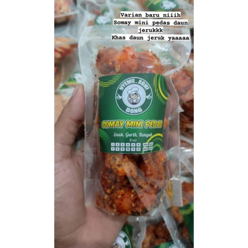 

somay mini pedas daun jeruk