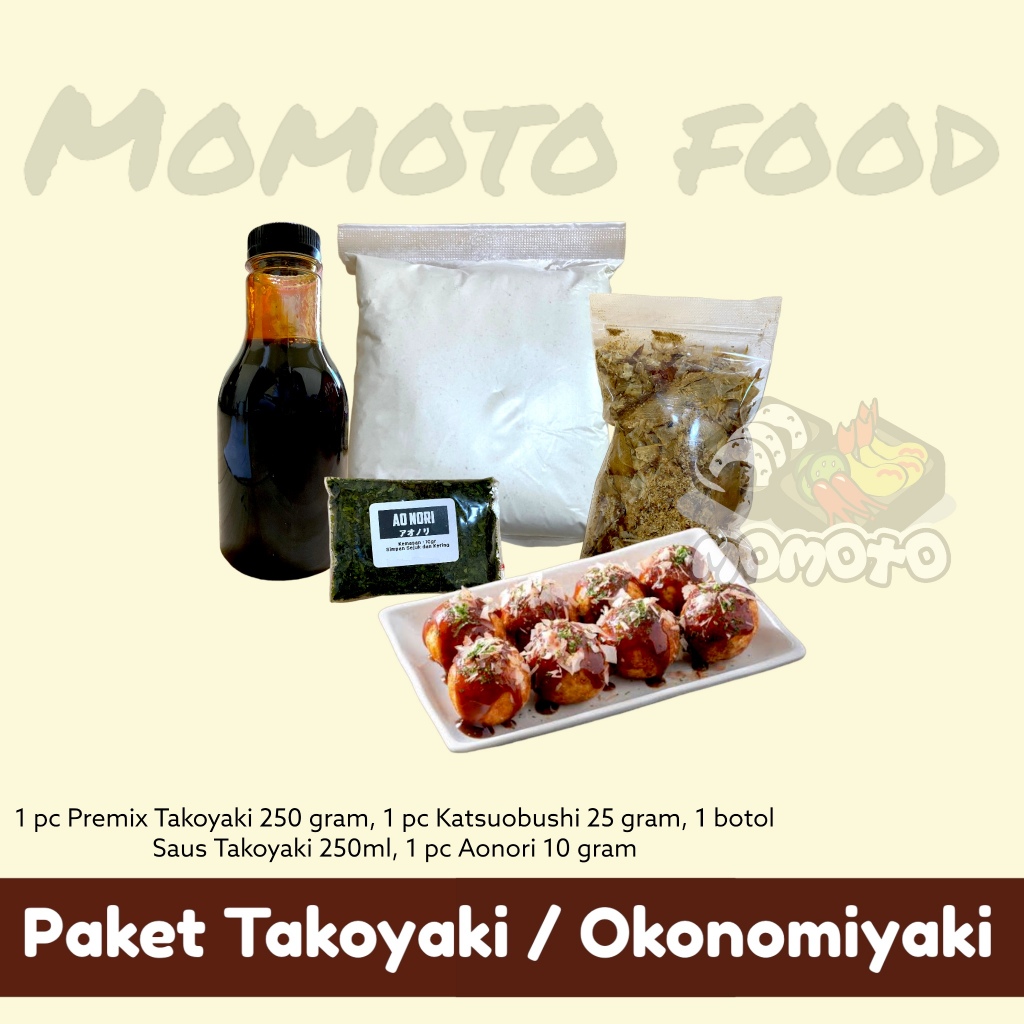 

Paket Takoyaki Okonomiyaki Lengkap Momoto Praktis Masakan Jepang