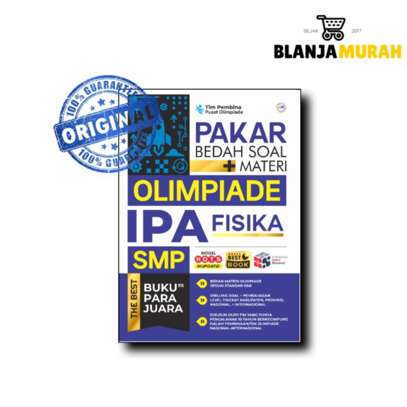 PAKAR BEDAH SOAL + MATERI OLIMPIADE IPA FISIKA SMP