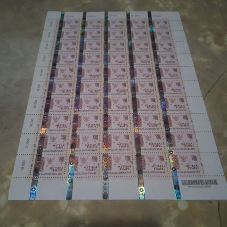 

Import Terlaris perangko 10 k isi 10 biji / pcs serbuuu !