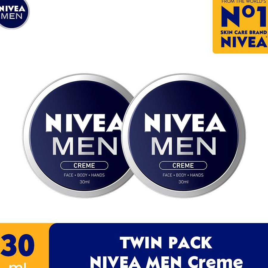 Serba Murah NIVEA MEN Personal Care Men Creme 30mL Twinpack