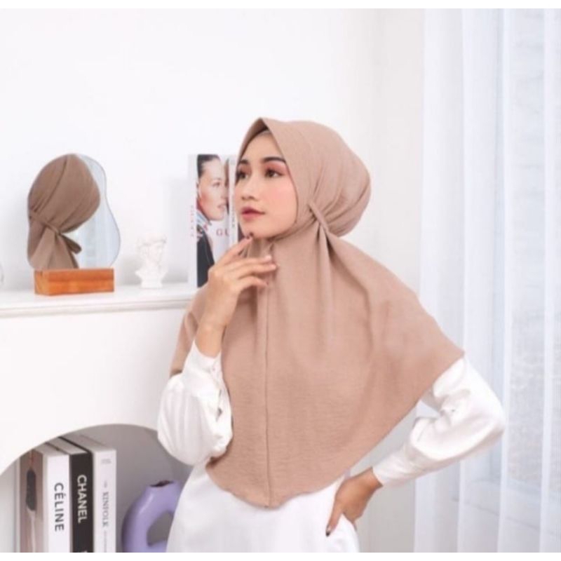 HIJAB PET CRINKLE AIRFLOW PREMIUM M KHIMAR PET CRINKLE AIRFLOW PREMIUM M BERGO PET CRINKLE M