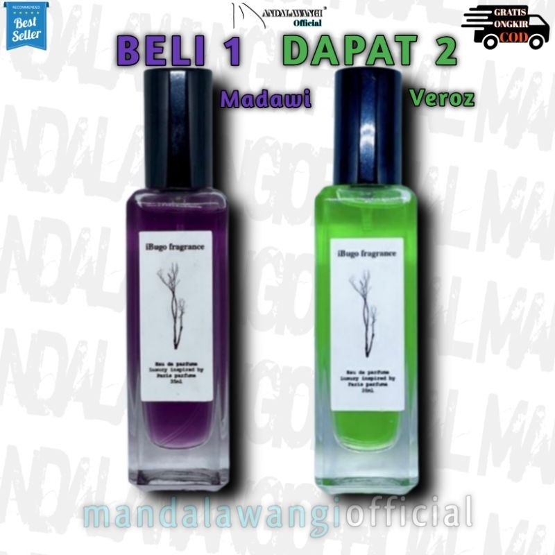 BELI 1 DAPAT 2 | iBugo Madawi Parfume Veroz Original | Eau de Perfume | Wangi Couple | For Unisex