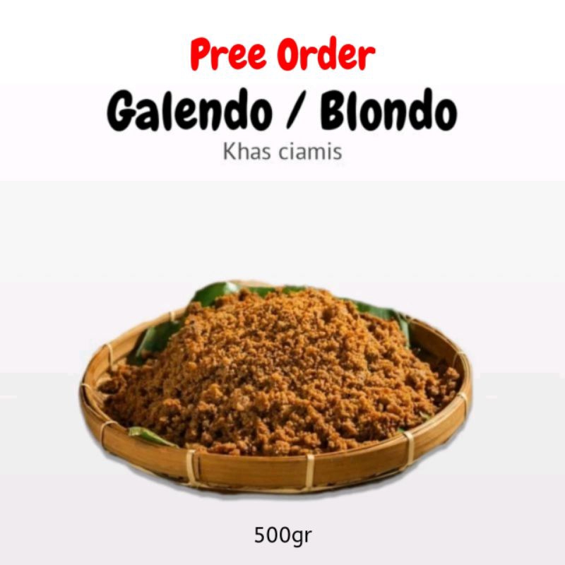 

Blondo / Galendo Manis Khas Ciamis / Makanan Tradisional 500gr Pree Order