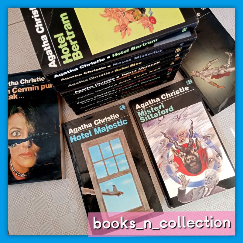 novel AGATHA CHRISTIE bekas