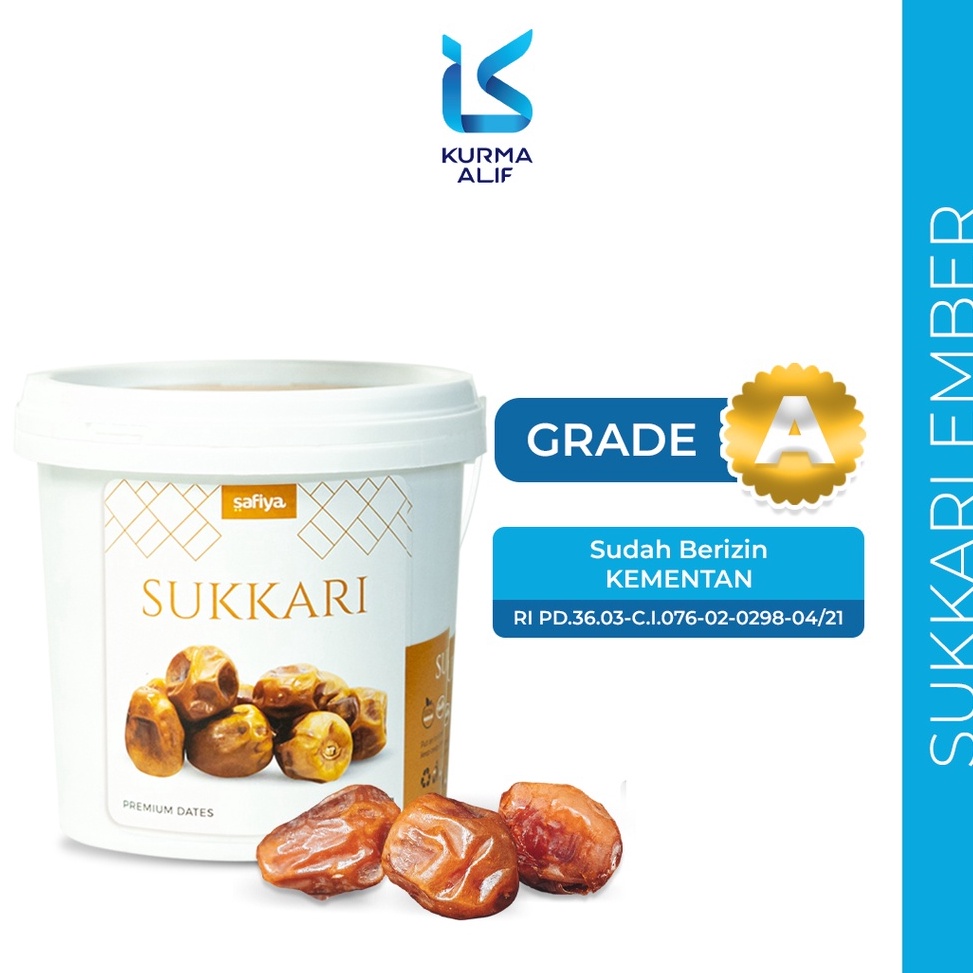 

PS54 Kurma Sukari Ember 850 gr Safiya Original 95