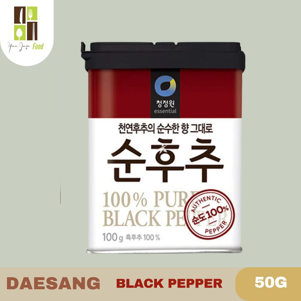 

Daesang Chung Jung One Pure Black Pepper Powder 50g / Lada Hitam Bubuk