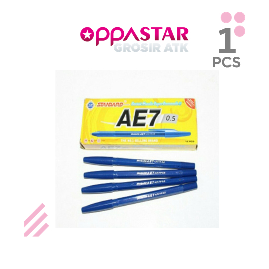 

Pulpen standard AE7 1 Kotak - Biru