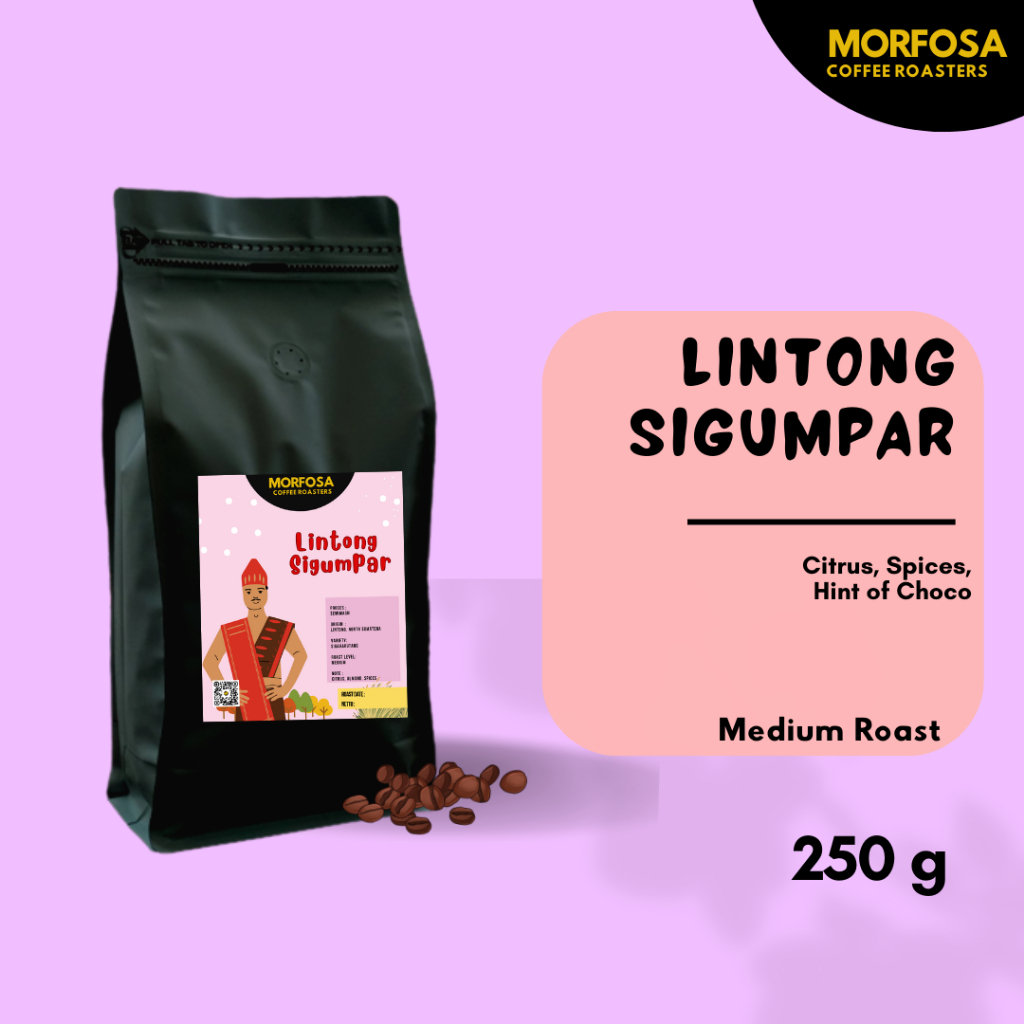 

Biji Kopi Bubuk Arabika Lintong Sigumpar 250gr Arabica Coffee Bean