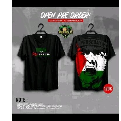 KAOS PALESTINA+ DONASI