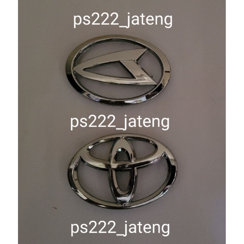 emblem  logo stir toyota daihatsu / logo stir toyota / logo stir daihatsu