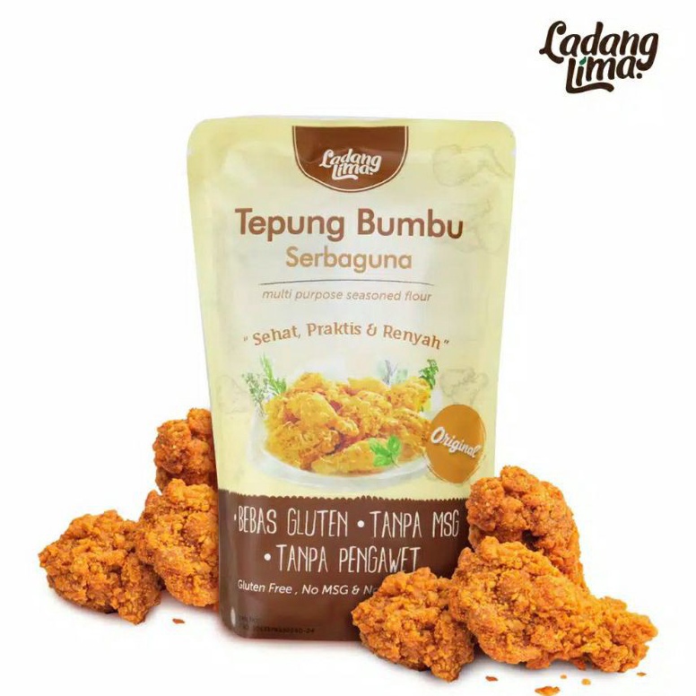 

COD Tepung Bumbu Serbaguna Goreng Crispy Ladang Lima 150 gram - JB a8vwh