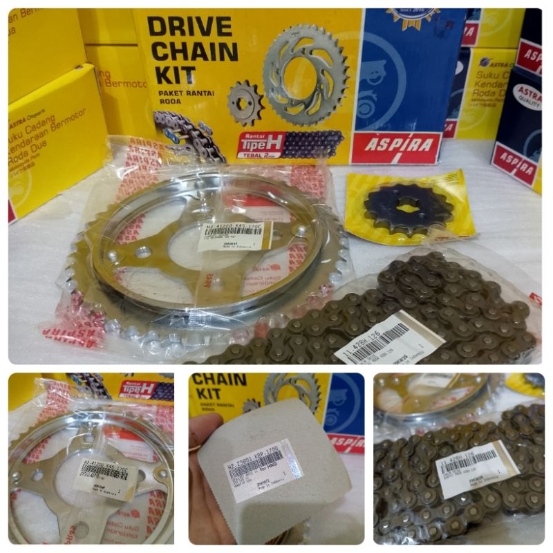 GEAR GER GIR SET K45 ASPIRA BARU CB150R NEW LED FACELIFT