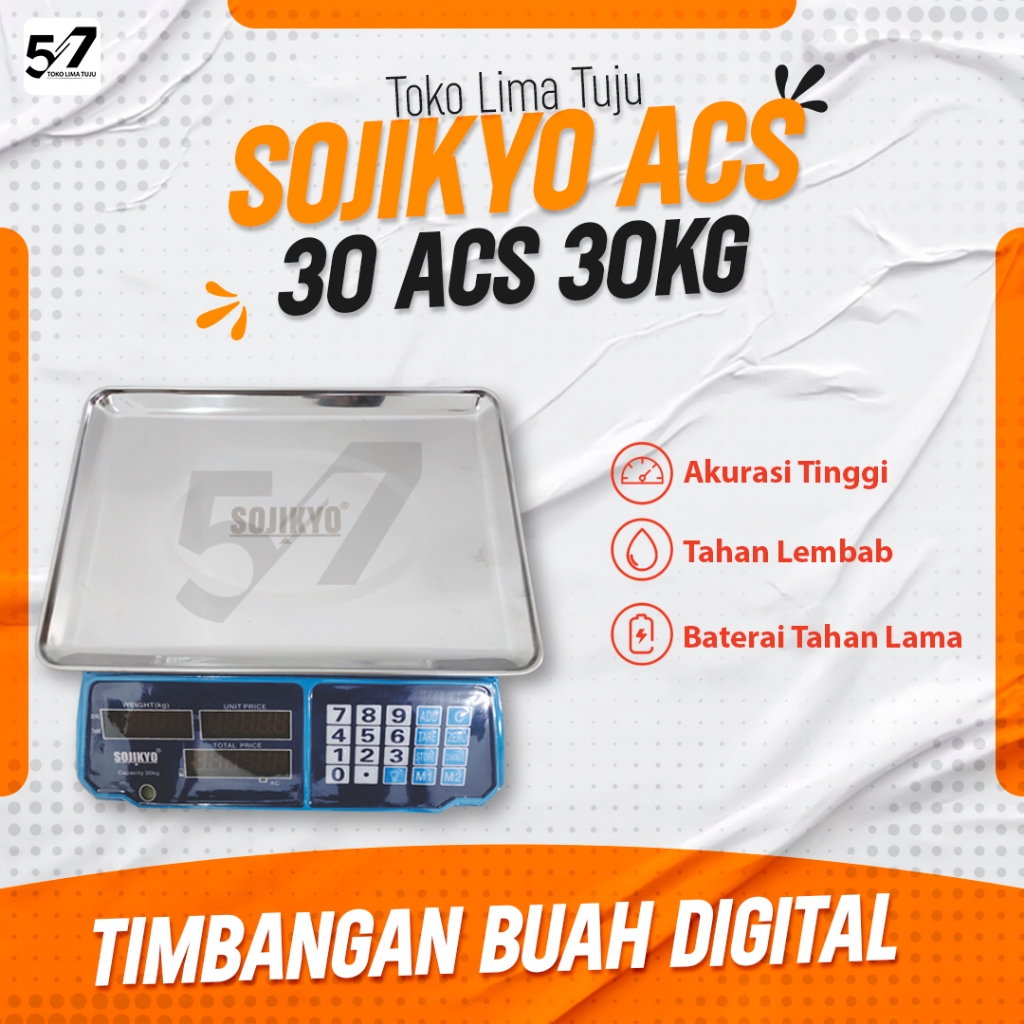 Timbangan Laundry dan Buah Digital Sojikyo