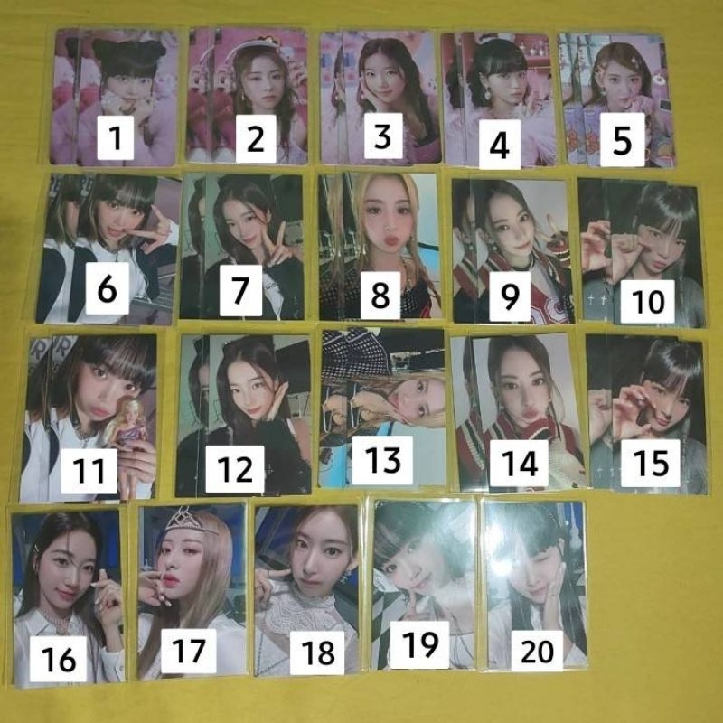 Photocard PC LE SSERAFIM YUNJIN CHAEWON SAKURA KAZUHA EUNCHAE md hoodie tshirt weverse japan pob alb