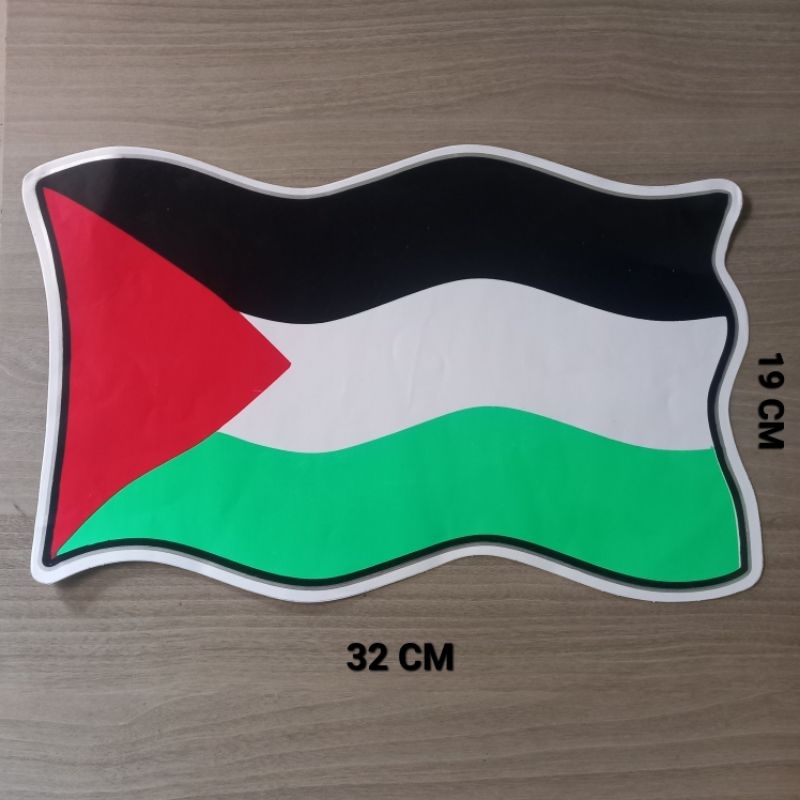 STIKER BENDERA PALESTINA/PALESTINE VINYL UKURAN BESAR