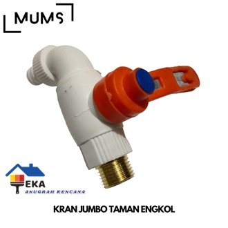 EAK - KRAN AIR TEMBOK JUMBO DRAT KUNINGAN ASLI KUAT BAGUS AWET PVC/Kran air / Kran pvc jumbo taman e