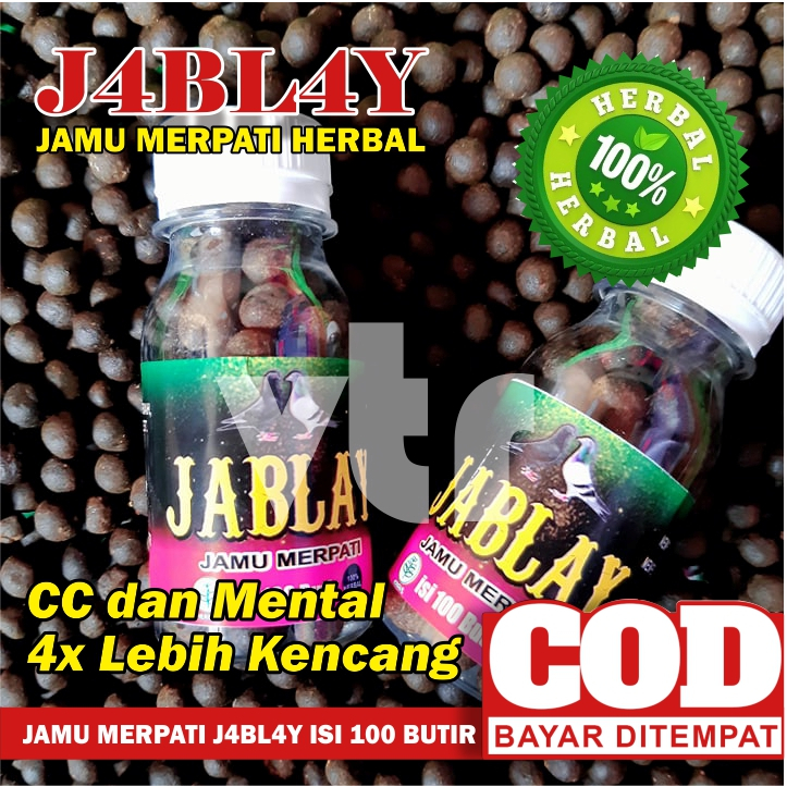 JAMU MERPATI JABL4Y 100 BUTIR - JAMU MERPATI PLAYER - JAMU MERPATI HERBAL - JAMU MERPATI KOLONGAN - 