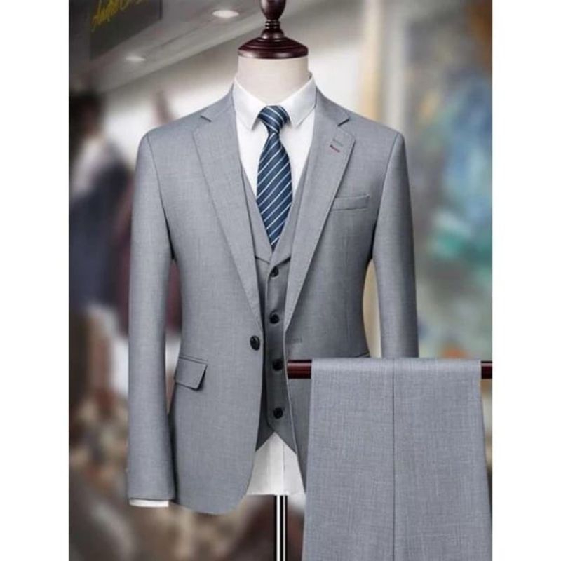 Setelan Jas Formal Pria/Jas Kantor/Set Jas Pria