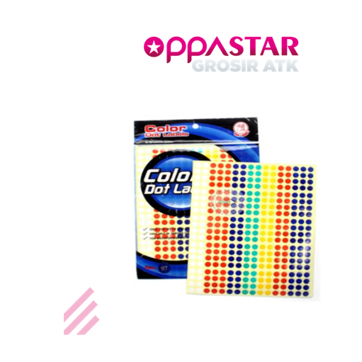 

Label T&J Stiker Color Dot NO 97