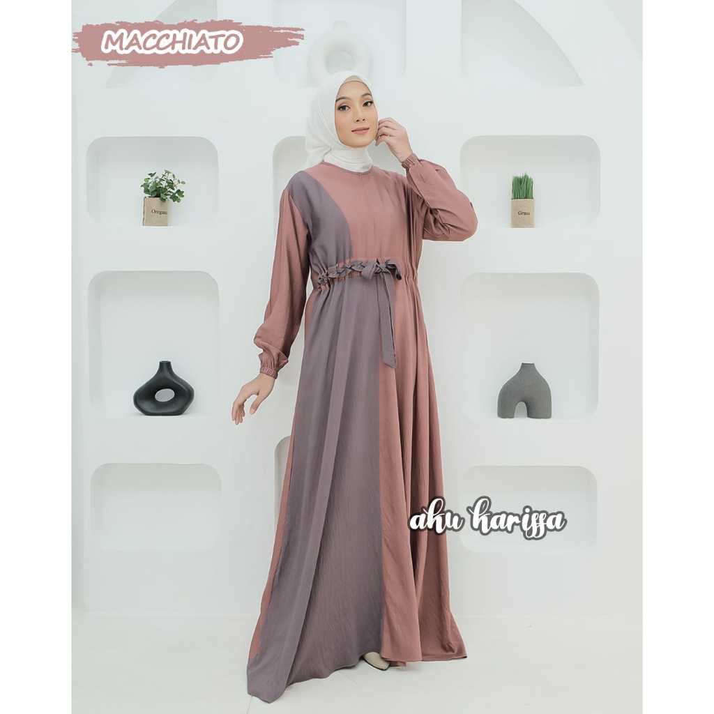 GAMIS POLOLINEN AFRIN ORIGINAL AKU KARISSA DRESS LINEN AFRINA CASUAL MODIS MODERN ootd kondangan leb