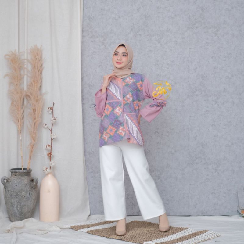 blus batik wanita baju kerja batik wanita baju atasan batik wanita blus batik busui baju atasan bati