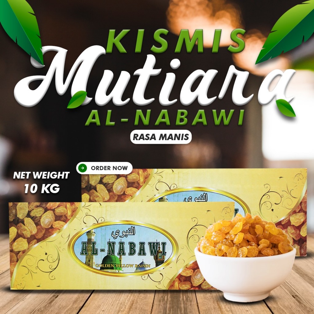 

KISMIS MUTIARA 10KG ALNABAWI