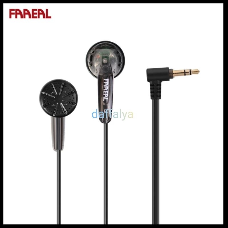 faaeal iris ancestor earphone mx500 transparant gray no mic