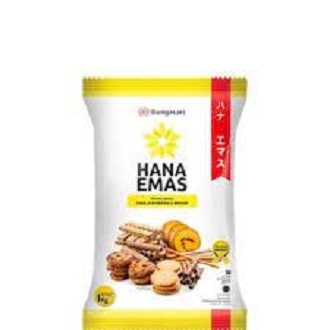 

MURAH BANGET HANA EMAS TEPUNG TERIGU 1KG - TEPUNG TERIGU RENDAH PROTEIN