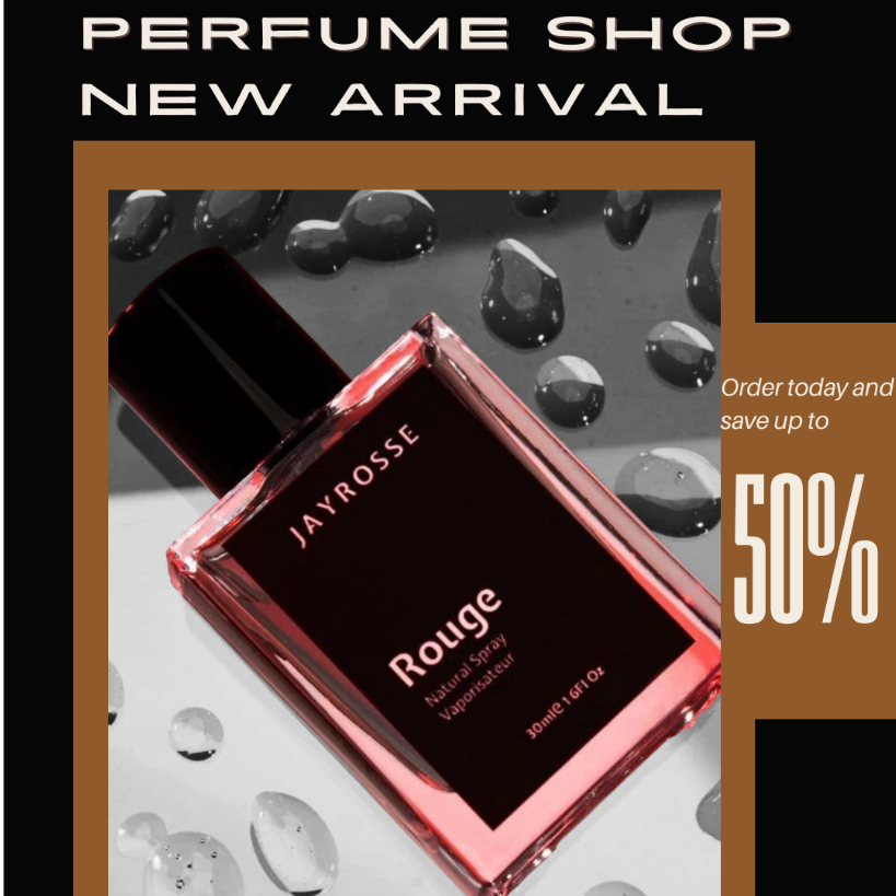 Parfum Viral, Parfum Rouge Jayrosse Parfum pria tahan lama 30ml Parfum Pemikat wanita ORIGINAL JAYRO