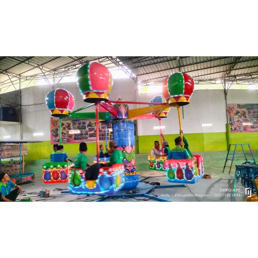 wahana odong komedi putar balon udara diskon 2,5 juta