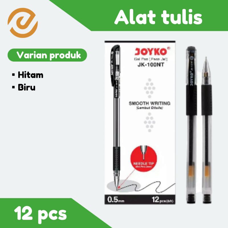 

Pulpen / Ballpoint / Pen Gel Joyko JK-100NT (12 Pcs)