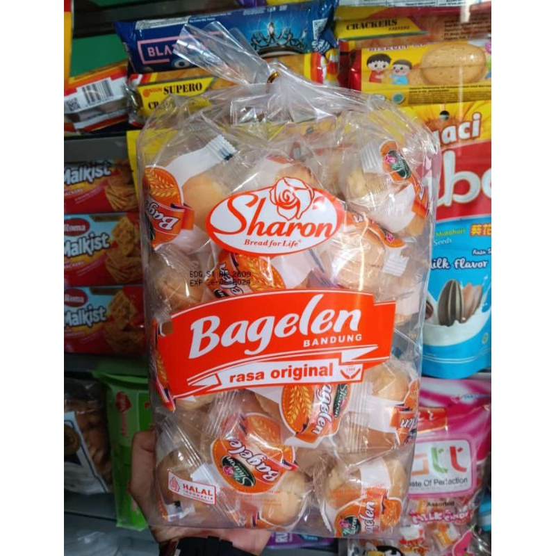 

roti bagelen sharon,bagelen bandung,bagelen susu isi 30bungkus