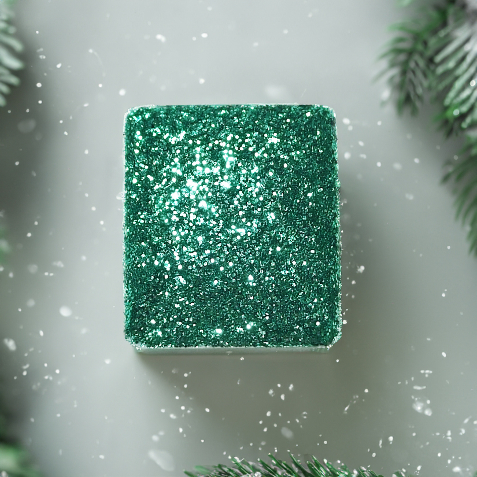 

Dreamy Poppies Confetti Emerald Handmade Watercolor