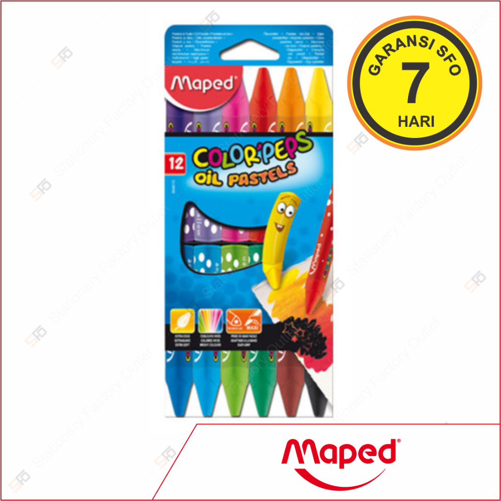 

Crayon Oil Pastel Maped isi 12 - SFO Semarang Official