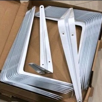 6×8 siku sokong rak siku lobang 15cm×20cm penyangga rak besi siku