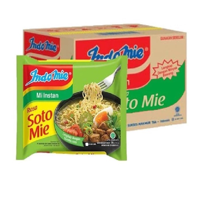 

12.12 Indomie Kuah Soto Mie 1 Dus / Karton isi 40 pcs Mie Instan serbuuu !