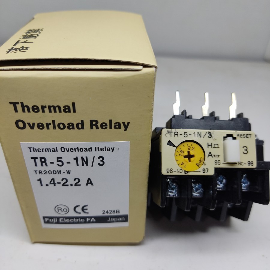 Thermal Overload Relay tr-5-1N/3 fuji elektrik tr-5-1N TOR tr5-1/3