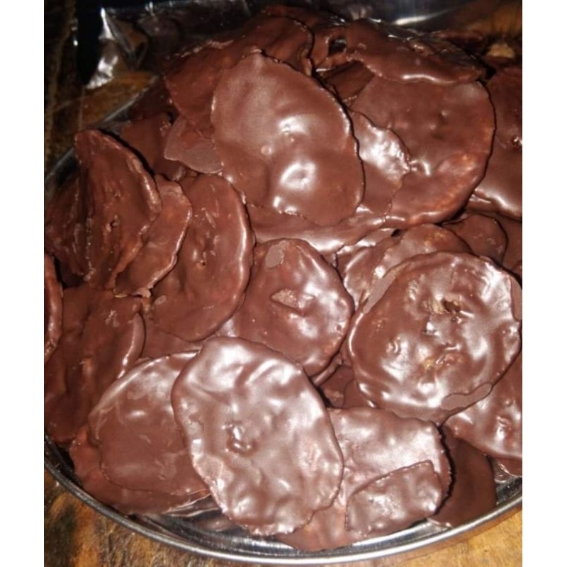 

Keripik Pisang Coklat Lumer dengan COKLAT Melimpah