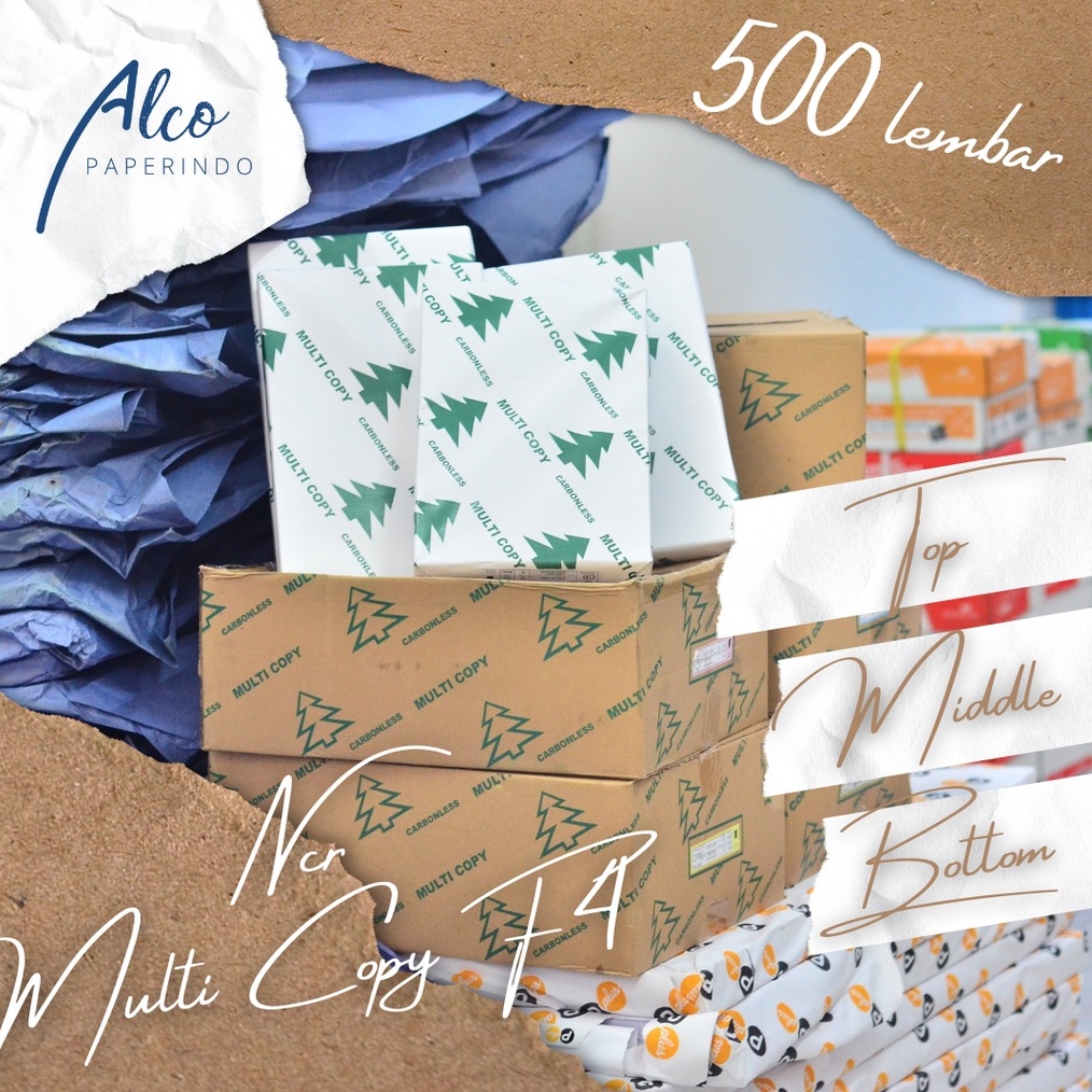 

✨COD✨ Kertas NCR F4 isi 500 MULTICOPY Carbonless Paper Kertas Nota Kwitansi !
