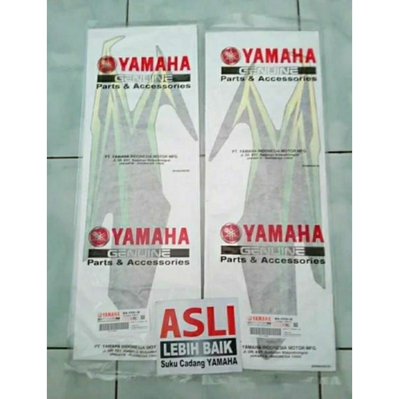 sticker tangki rx king hijau 2005 bagian tangki saja original