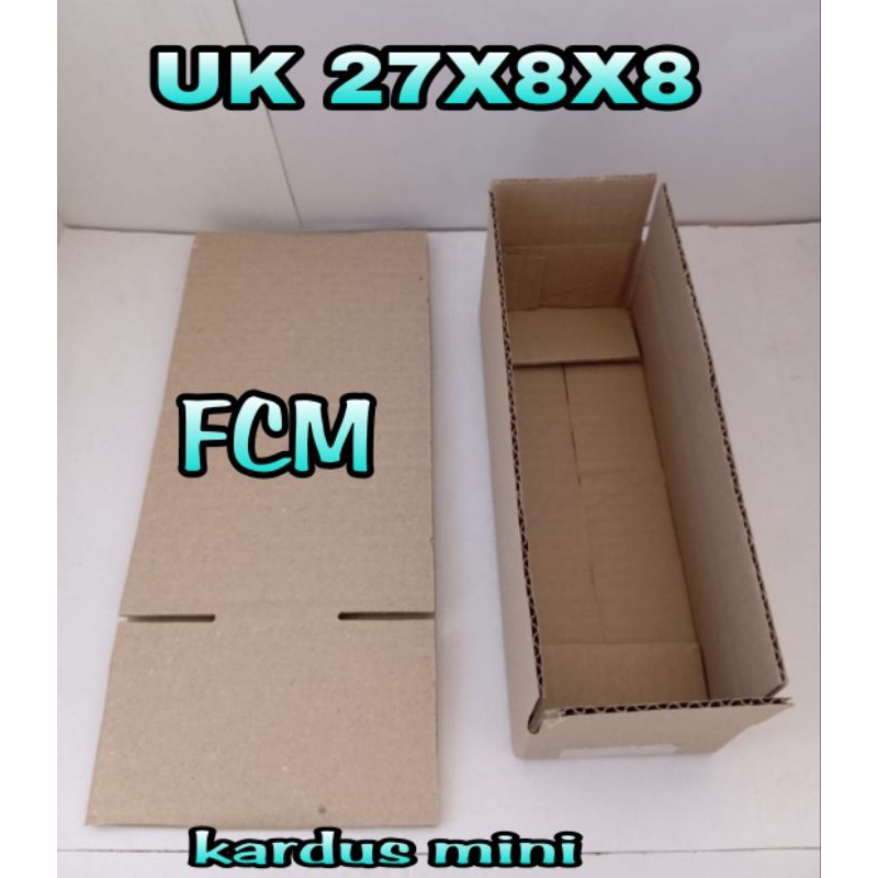 

kardus polos UK 27x8x8 kardus packing kardus kecil