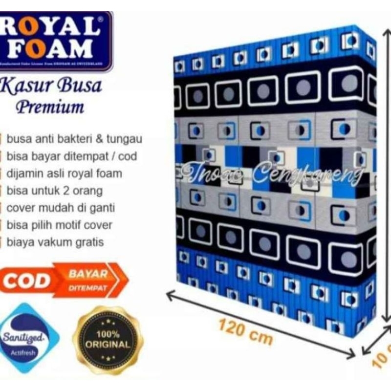 kasur inoac ukuran 140x200 tebal 15cm.