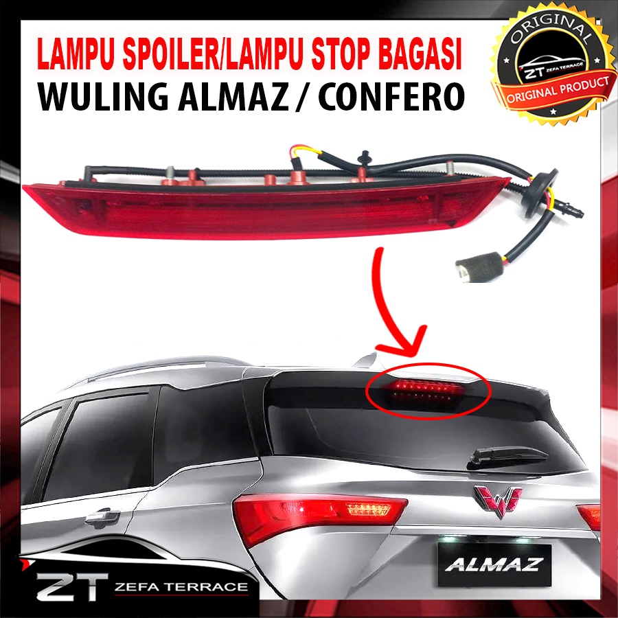 Lampu Stop Lampu Spoiler Lampu Bagasi Mobil Wuling Almaz Confero Original