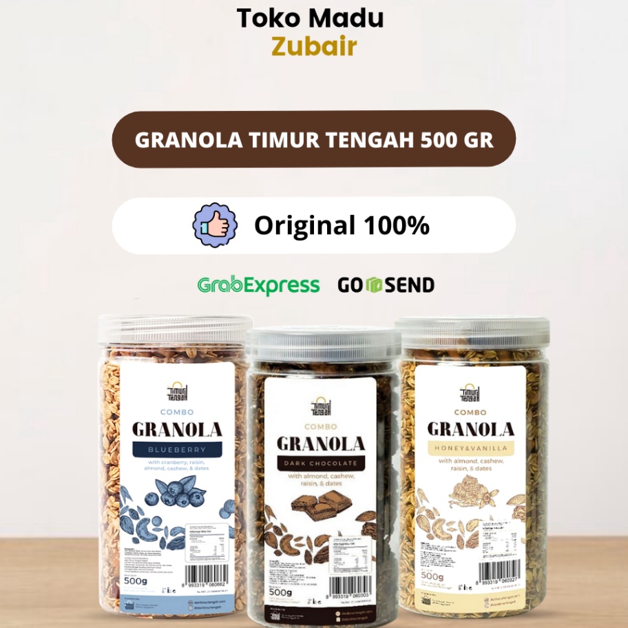 

Ready Stock Granola Timur Tengah 500 Gram Sereal Oat Makanan Sehat Original Terlaku.