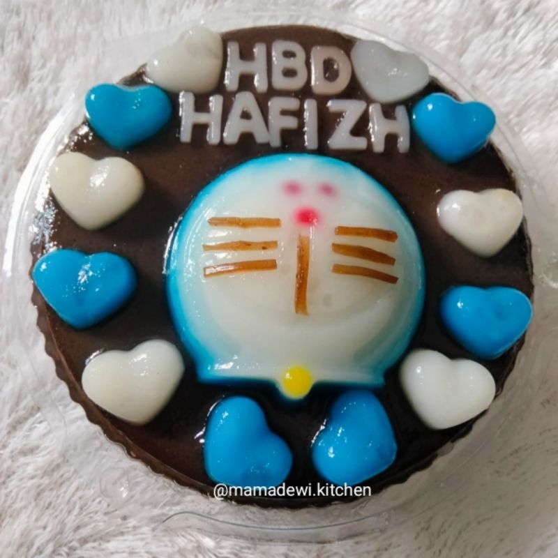 

puding karakter doraemon uk 18cm fresh puding best seller