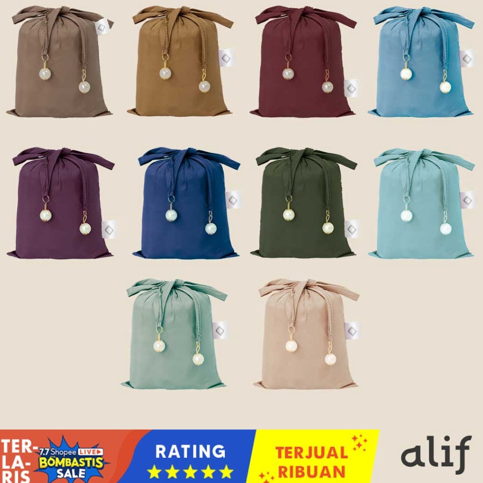 Max Sale codeVv2V6 [BEST SELLER] ALIF NEW COLORWAY COLLECTION MUKENA MINI PARASUT PREMIUM KOREA TRAV