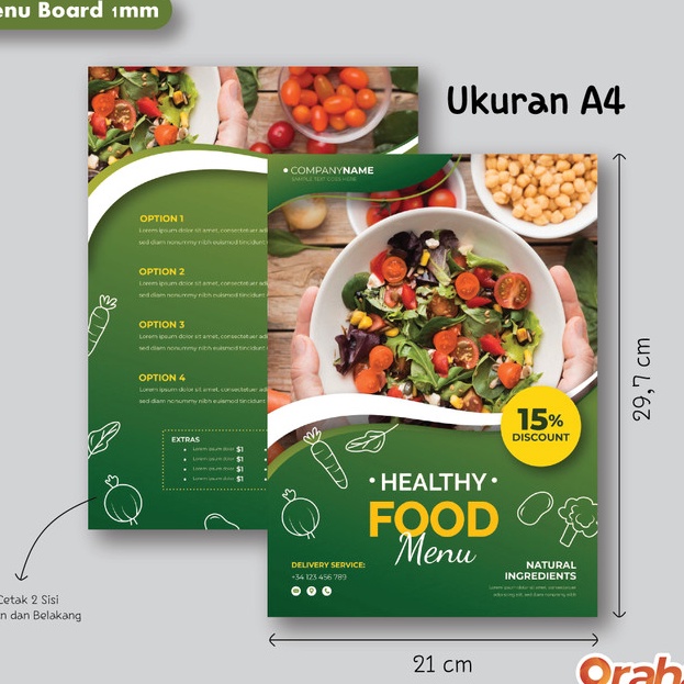 

Terkini Cetak Daftar Menu Board / Papan Menu / Menu Resto A4 (Paket Hemat)