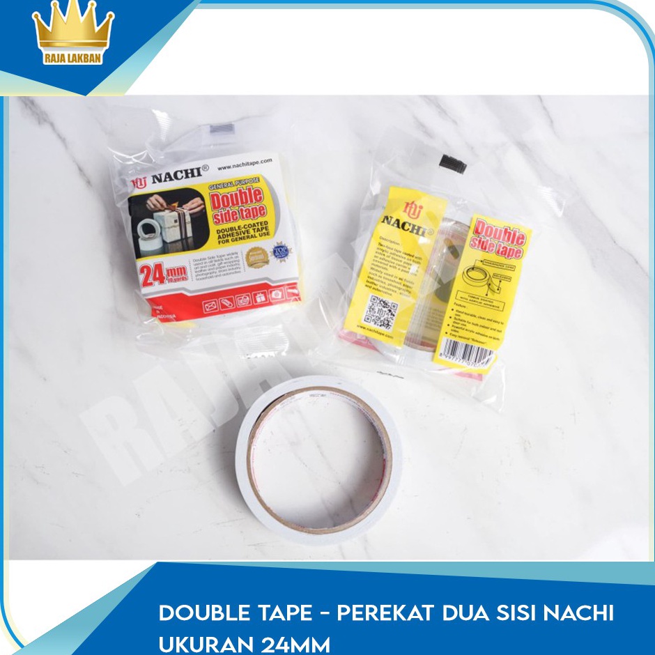 

Laris Double Tape Nachi 24mm Termurah Boss - 1 Roll