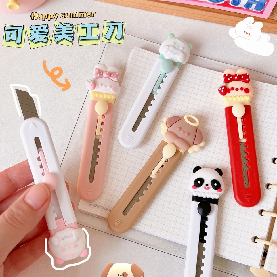 

Diskon Promo (YUMIOLSHOP21)PISAU CUTTER MINI AESTHETIC KARAKTER KARTUN